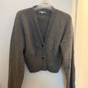 Reformation Charcoal Gray Women's Cardigan